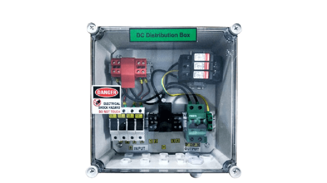 DCDB 4 In 1 out with 600V SPD