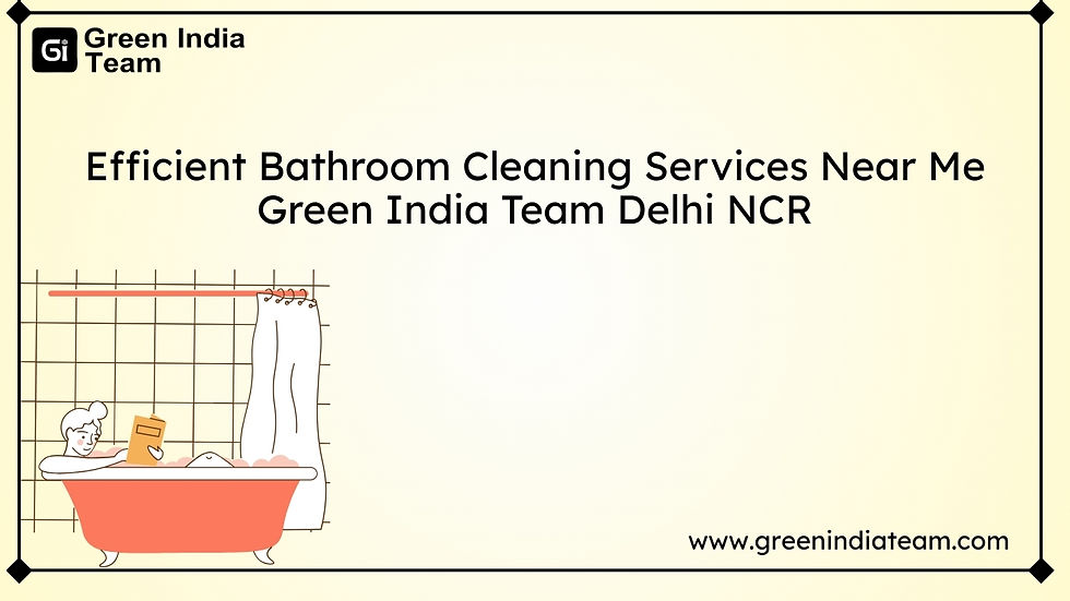 Bathroom Cleaning Services Near Me