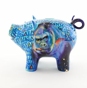Caviar House and Prunier Piggy Bank Annick Goeke