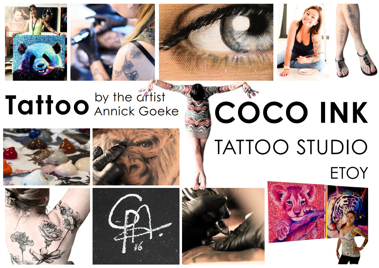 Coco Ink | Tatouages fins et réalistes | artiste Annick Goeke