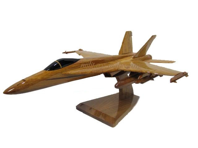 F-18 Super Hornet Wooden Model