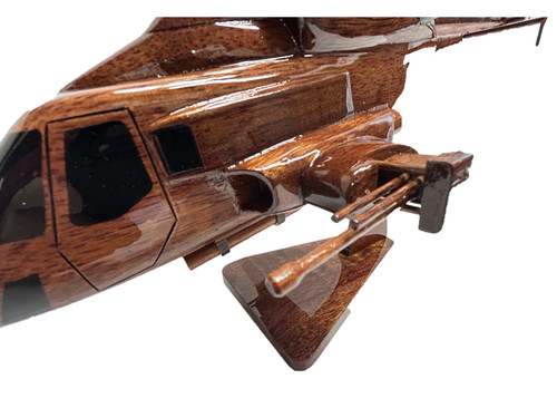 Airwolf Bell 222 | Military Mahogany