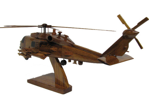 MH-60R Seahawk Wooden Model | Military Mahogany