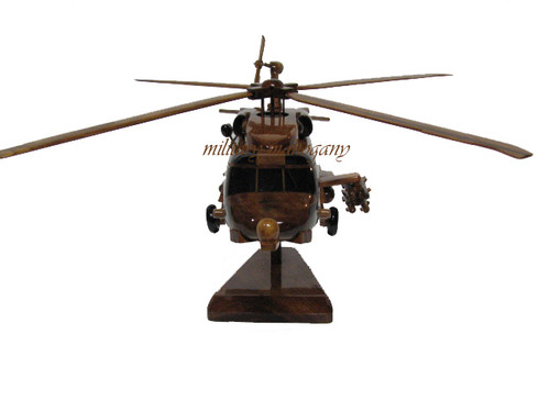 MH-60R Seahawk Wooden Model | Military Mahogany