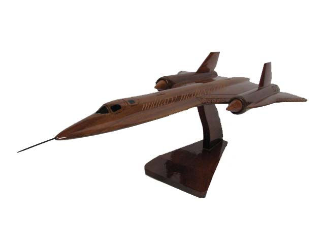 SR-71 Blackbird Wooden Model