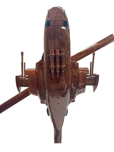 Airwolf Bell 222 | Military Mahogany