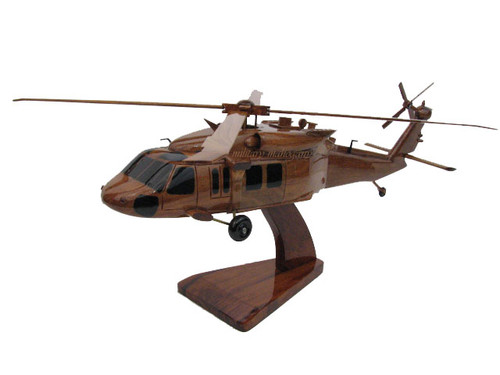 UH-60M Blackhawk Wooden Mike Model | Military Mahogany