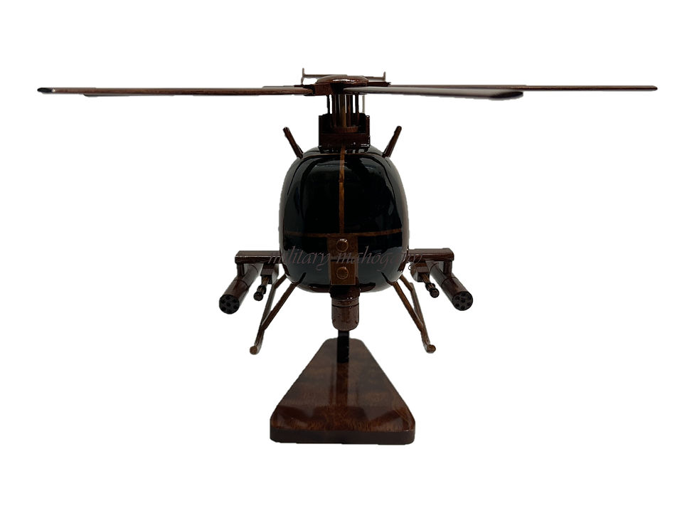 Thumbnail: AH-6 Little Bird Wooden Model