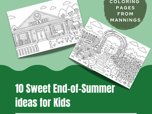 10 Sweet End-of-Summer Ideas for Kids