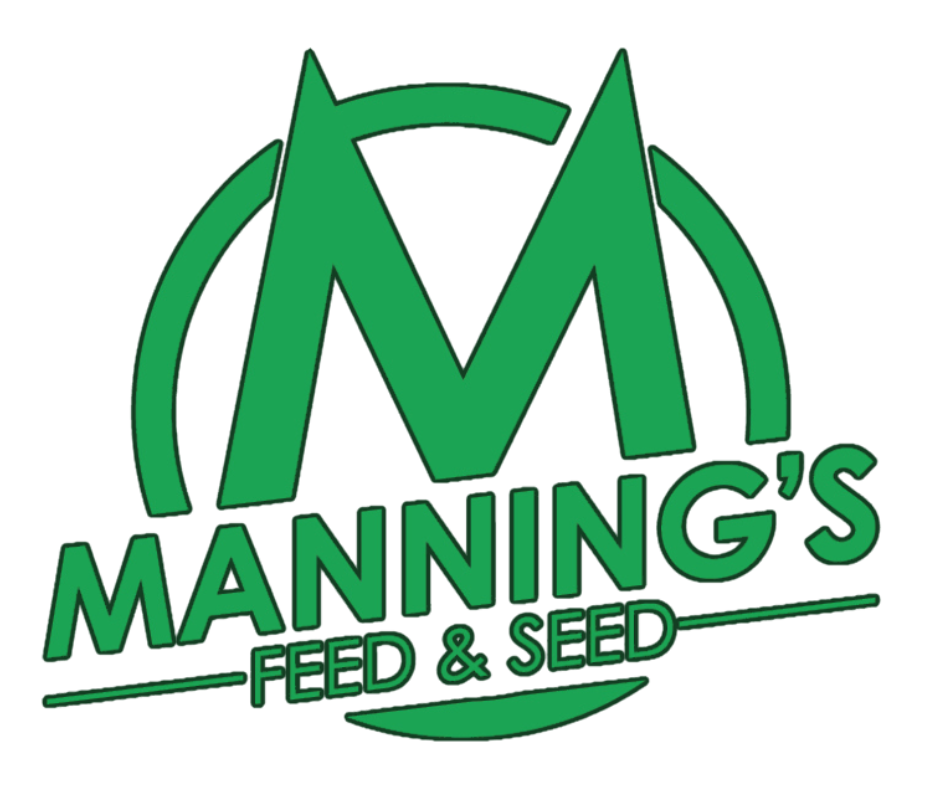 Mannings Feed and Seed Green Logo