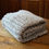 Thumbnail: Bulky Wool Throw Blanket hand knit