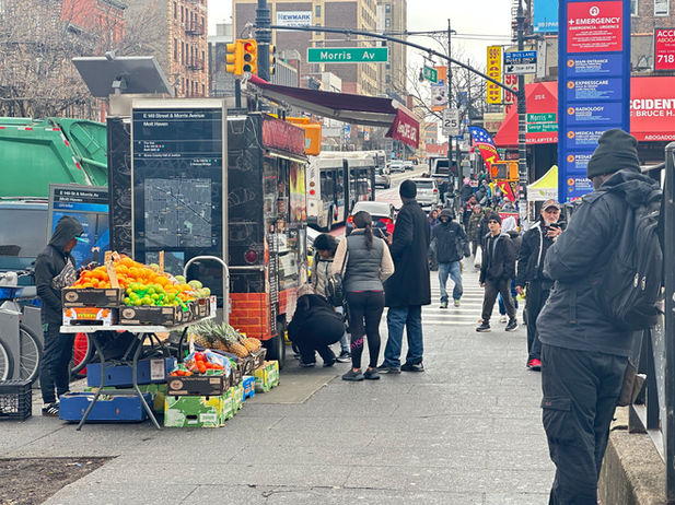 Bronx city block