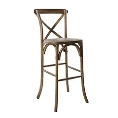 השכרת כיסא בר קרוס חום