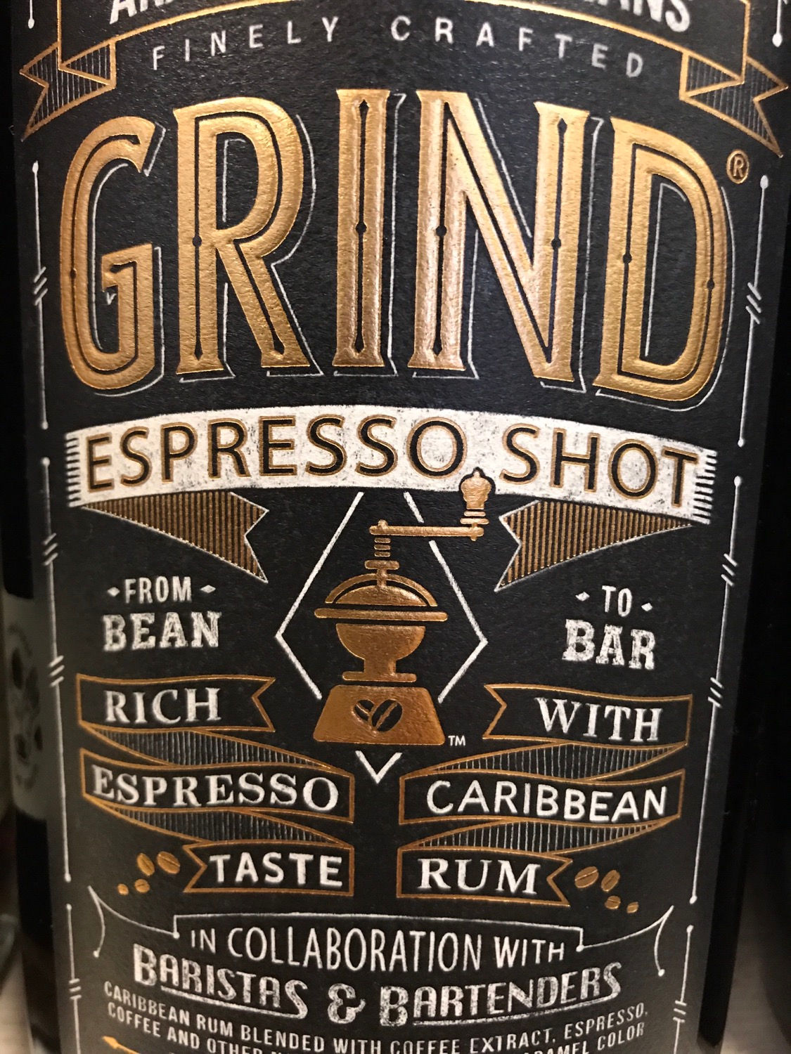 GRIND ESPRESSO RUM -  750ML