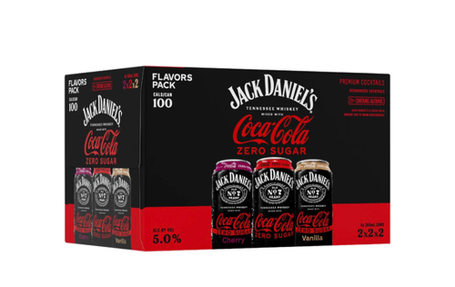 Jack & Coke Zero sugar Variety 6pack | Liquor