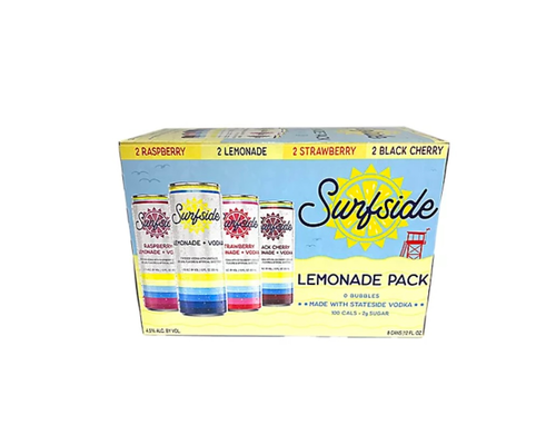 Surfside Variety Lemonade 8 Can -12 Fl.Oz. | Liquor