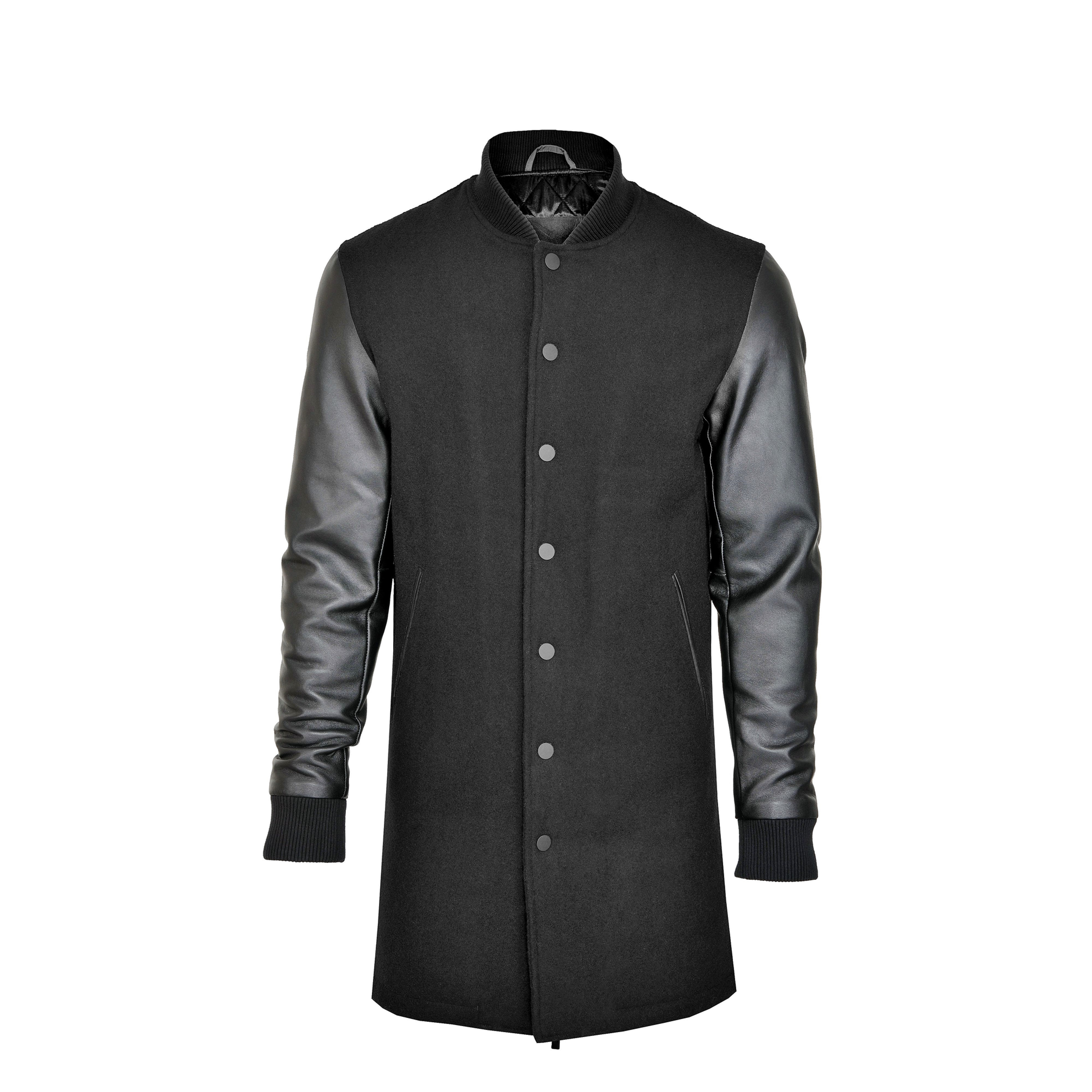 SSD-632 Long Baseball Coat — beeld 1