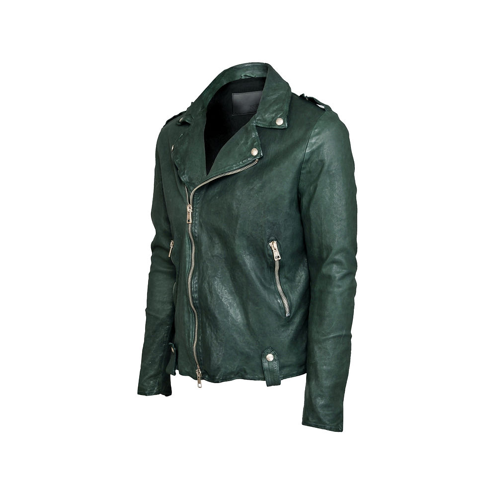 Thumbnail: SSD-961 Soft leather biker jacket