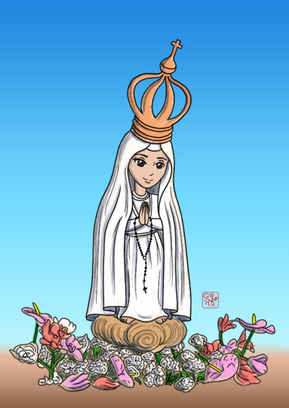 13 - Virgen de Fatima chibi.png