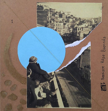 Illustration for "Yıldızlar Var Ama", an original poem by Aslı Ekim exploring hope, distance, and silence.