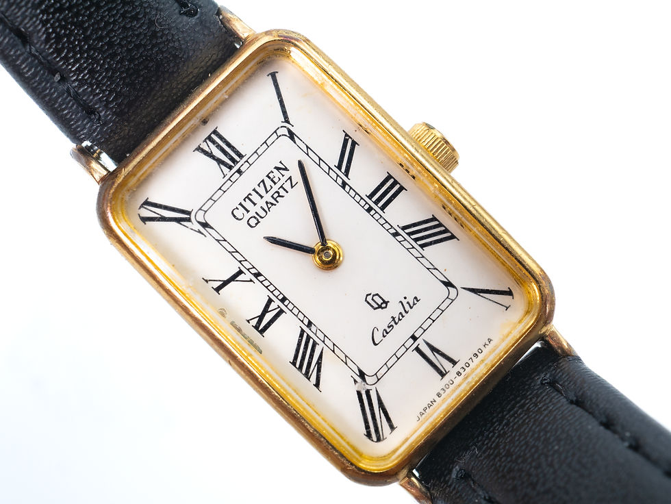 Citizen Castalia Tank 4-830270 close up/zoom