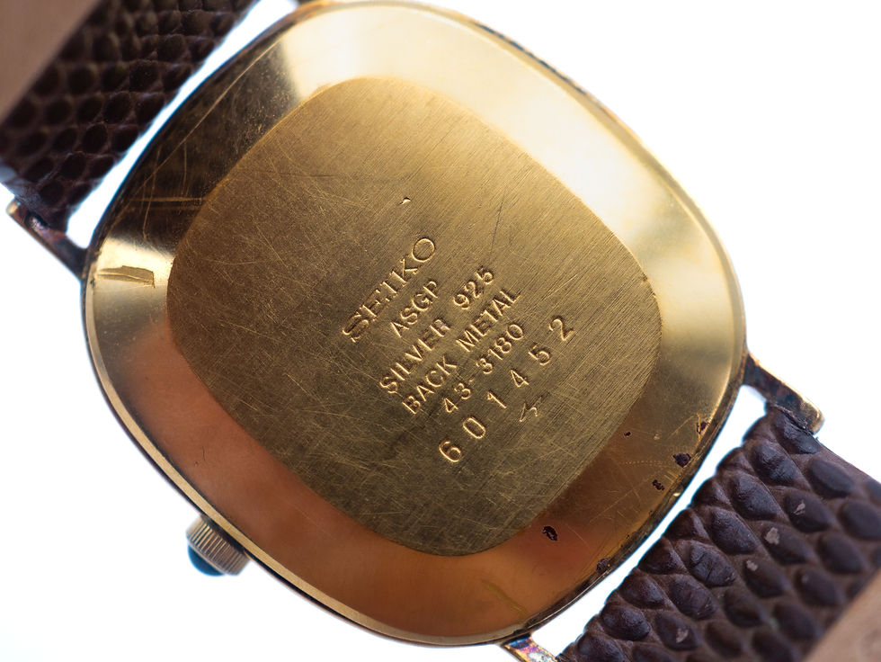 Thumbnail: Seiko 43-3180 Ellipse 925 case back