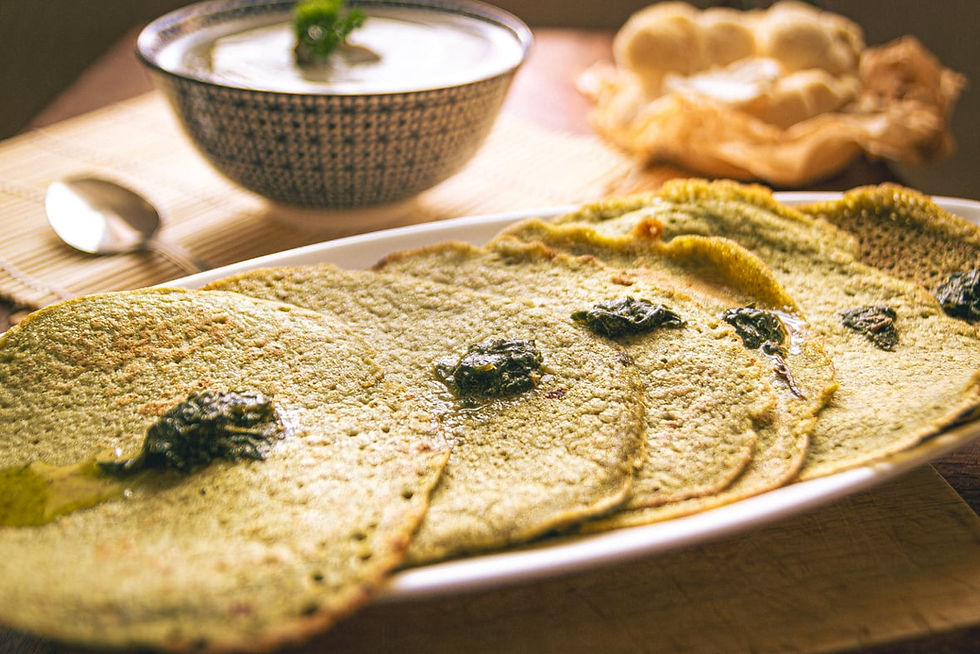 Tortillas à la farine de pois chiches