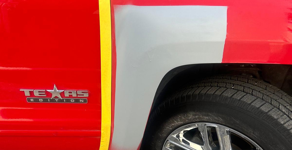 Paint repair on Silverado