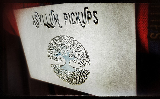 Carte de visite, Asyllum Pickups, Relief, Arbre de vie,