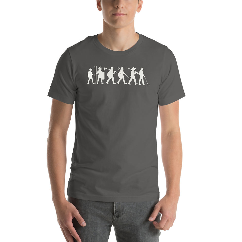 Thumbnail: History behind us Unisex t-shirt