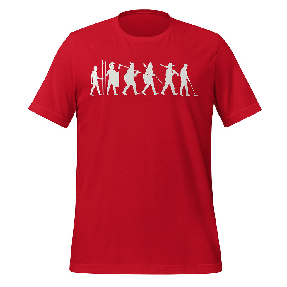 Thumbnail: GVMD History behind us Unisex t-shirt - Metal Detecting Merch