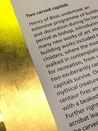 Simulated brass effect