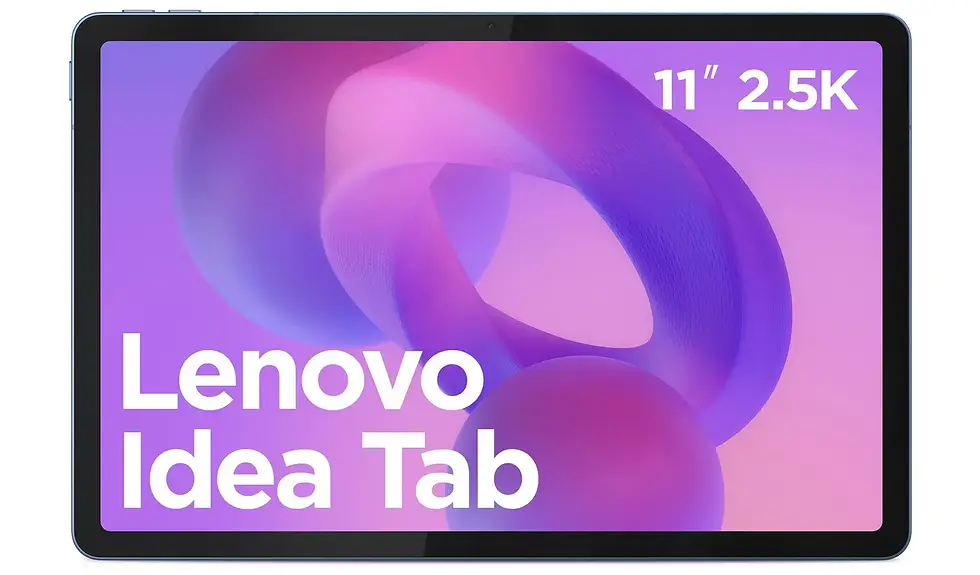 Thumbnail: Lenovo Idea Tab 11 Inch 128GB Wi-Fi Tablet + Tab Pen - Blue