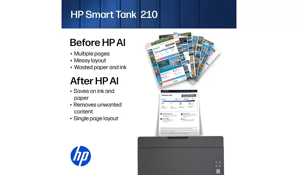 Thumbnail: HP Smart Tank 210 Wireless Inkjet Printer