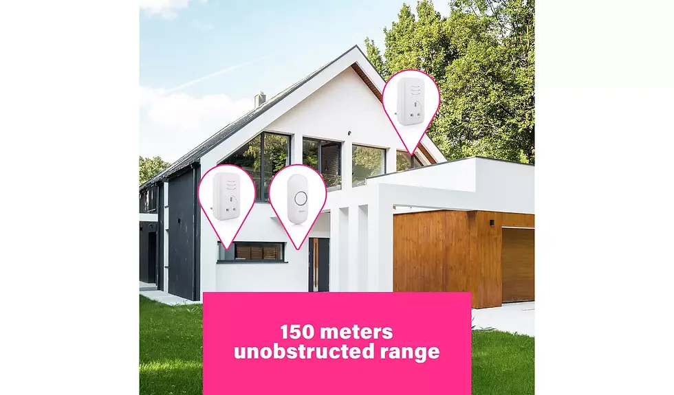 Thumbnail: Byron DBY-22317UK White Wireless Doorbell Kit