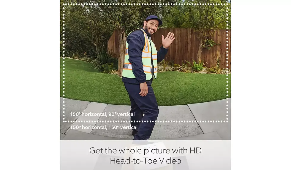 Thumbnail: Ring Pro 2 Plug In Video Doorbell - Silver