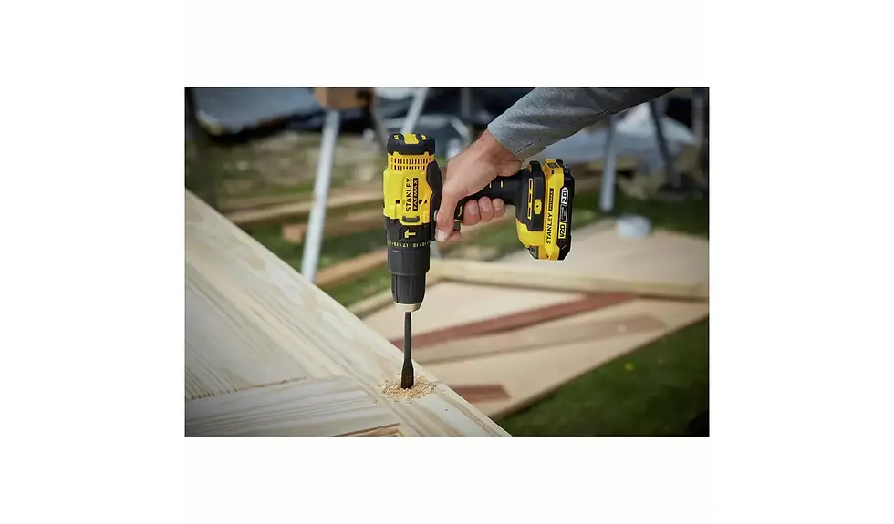 Thumbnail: Stanley V20 Fatmax Cordless Drill Kitbox