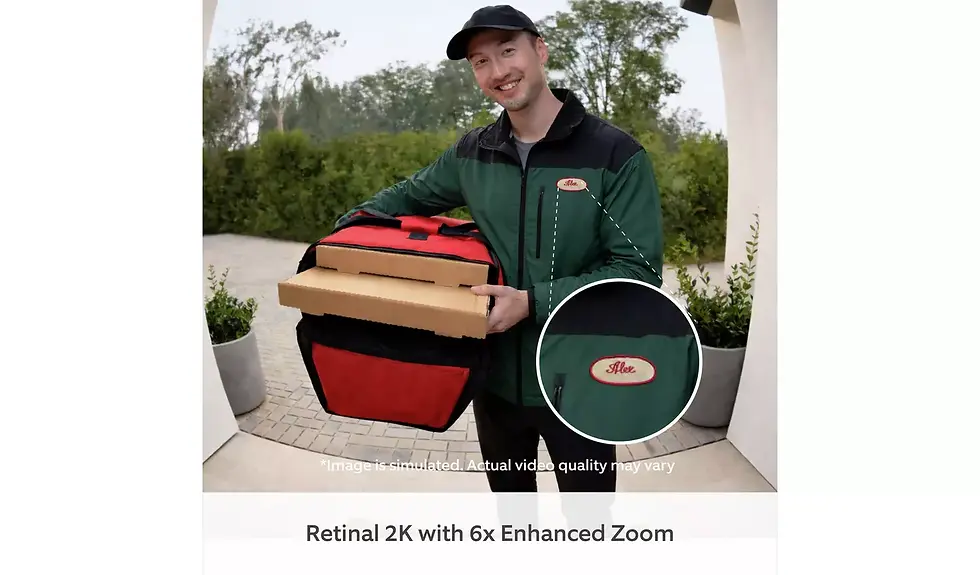 Thumbnail: Ring Battery Video Doorbell (Newest Gen) Retinal 2K - Matte Mocha