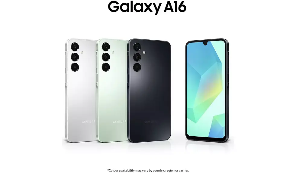 Thumbnail: SIM Free Samsung Galaxy A16 4G 128GB Mobile Phone Blue Black