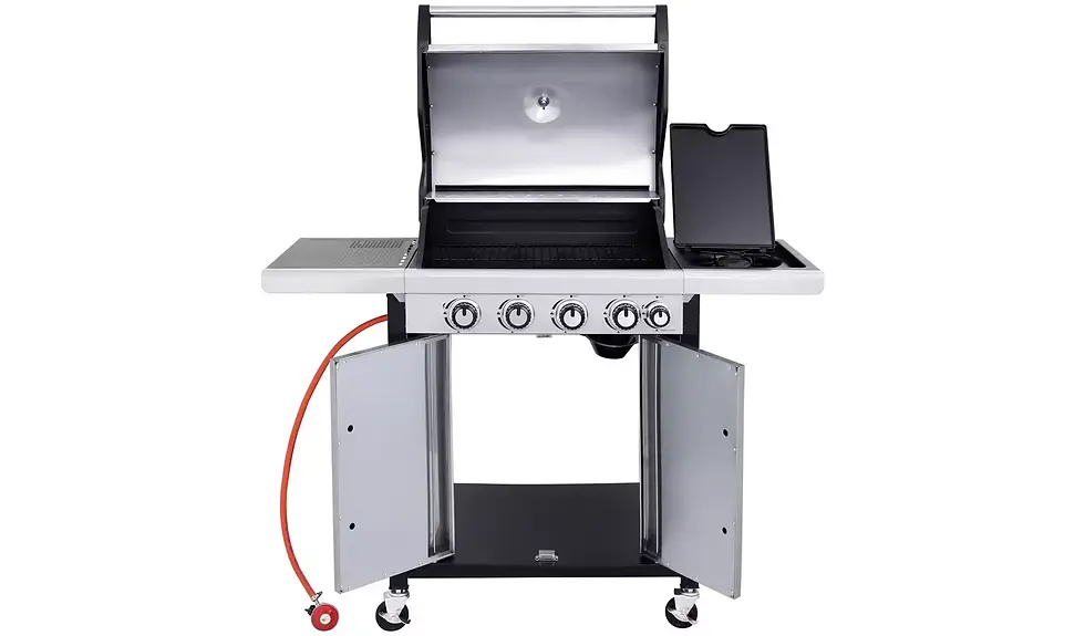 Thumbnail: Home Deluxe 4 Burner Gas BBQ