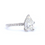 Thumbnail: 2 CT Pear Diamond Hidden Halo Ring | LR-341 Pear (DA601130-05)