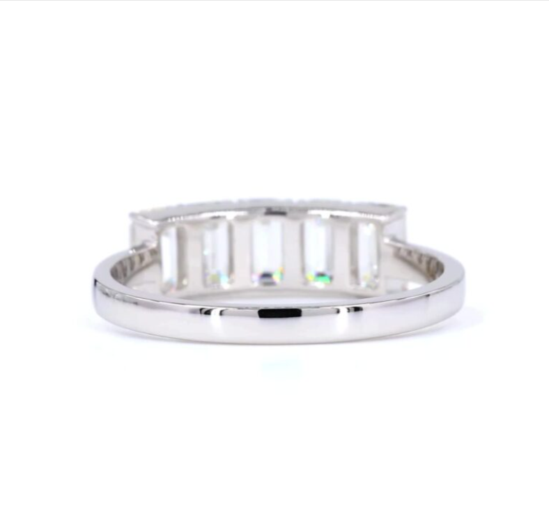 Thumbnail: Five Emerald Diamond Ring | LR-337 Emerald (HA50109-03)