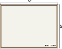 案内板　オガワ　ウッドフレームサイン