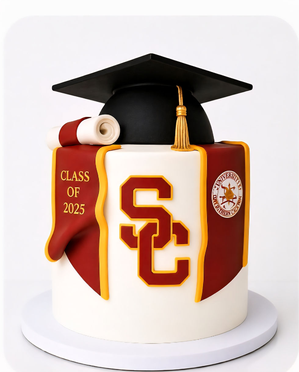 Thumbnail: Customizable Graduation Stole Cake