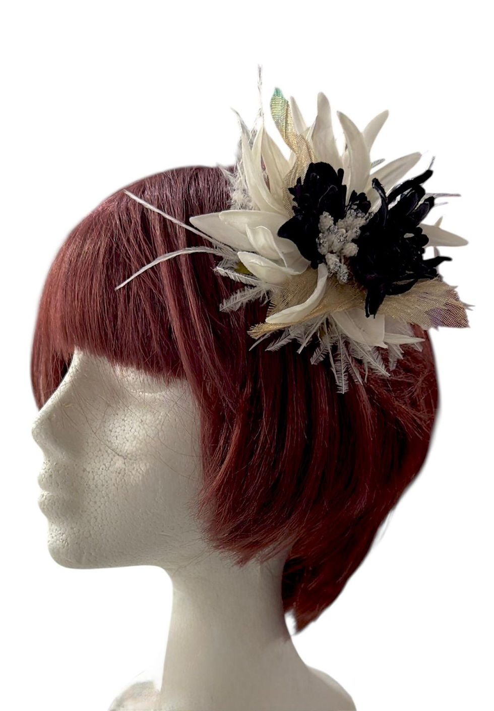 Miniatura: Tocado broche Plumas