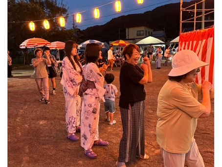 初めての盆踊りin積丹町美国町