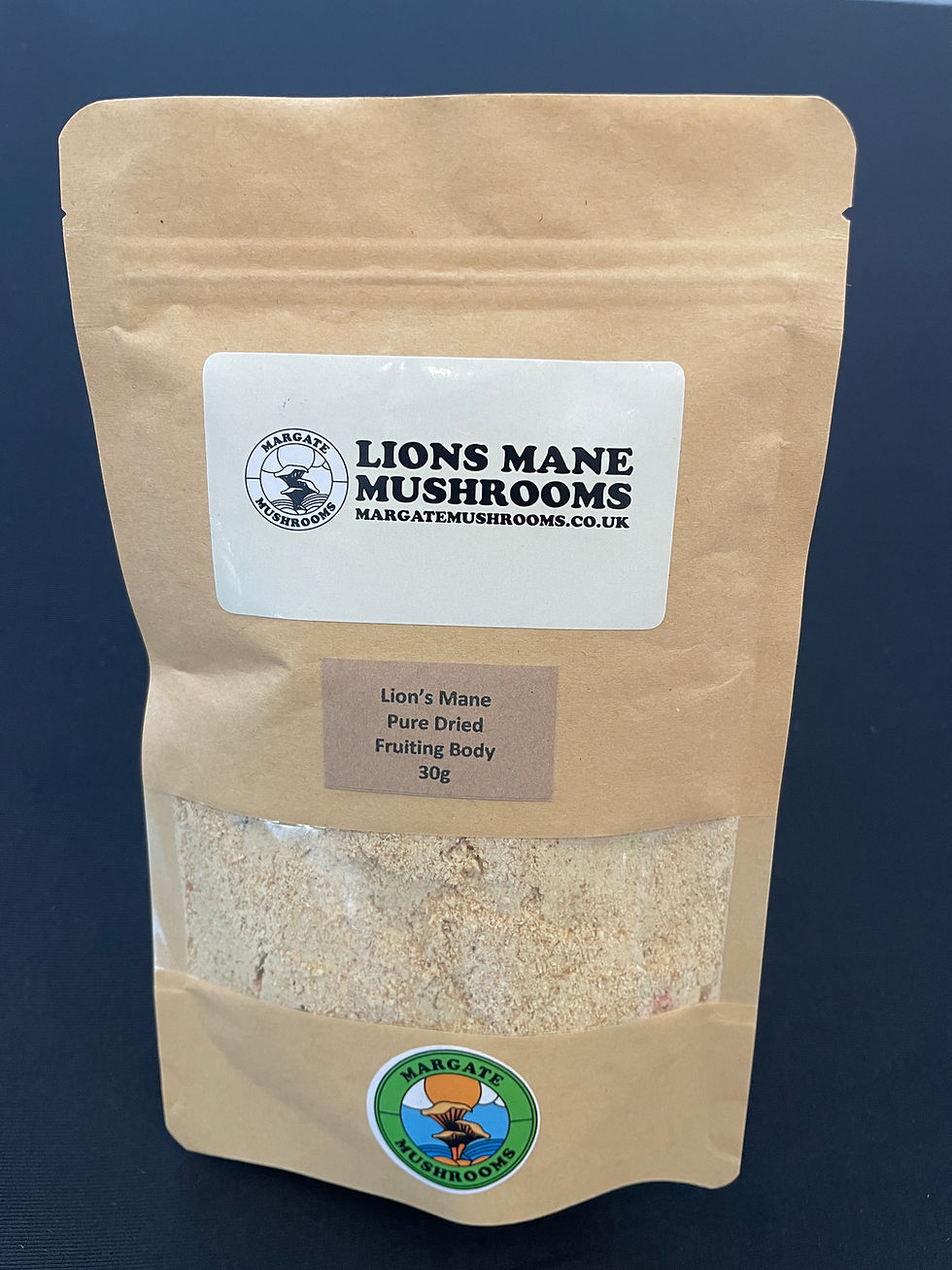 Pure Lion's Mane Fruiting Body Powder (inc VAT)