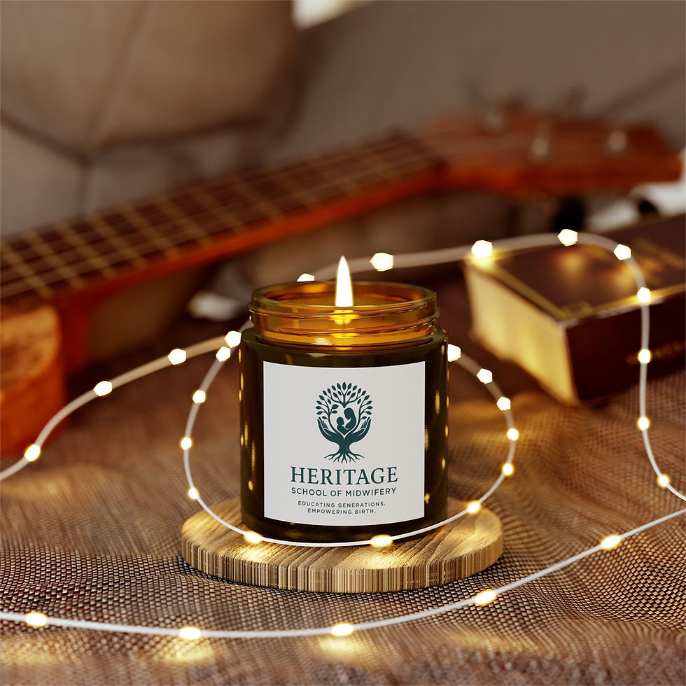 Thumbnail: Coconut Apricot Scented Candles - Heritage School of Midwifery