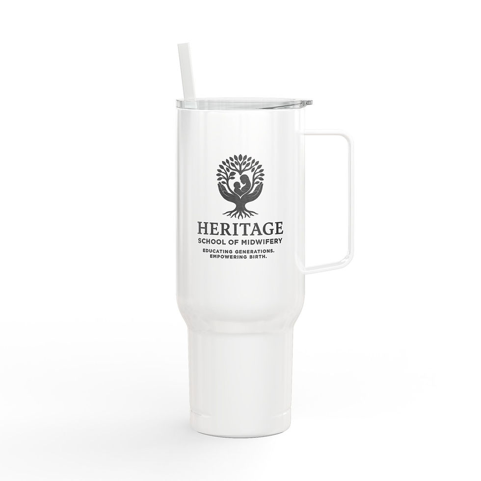 Thumbnail: Insulated Tumbler with Lid, 40oz (Engraving)- Heritage School of Midwifery