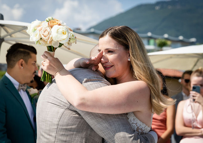 Hochzeit im Eden Roc Ascona mit Hochzeitsfotograf Mischa Bättig Zug Drohnenaufnahmen
